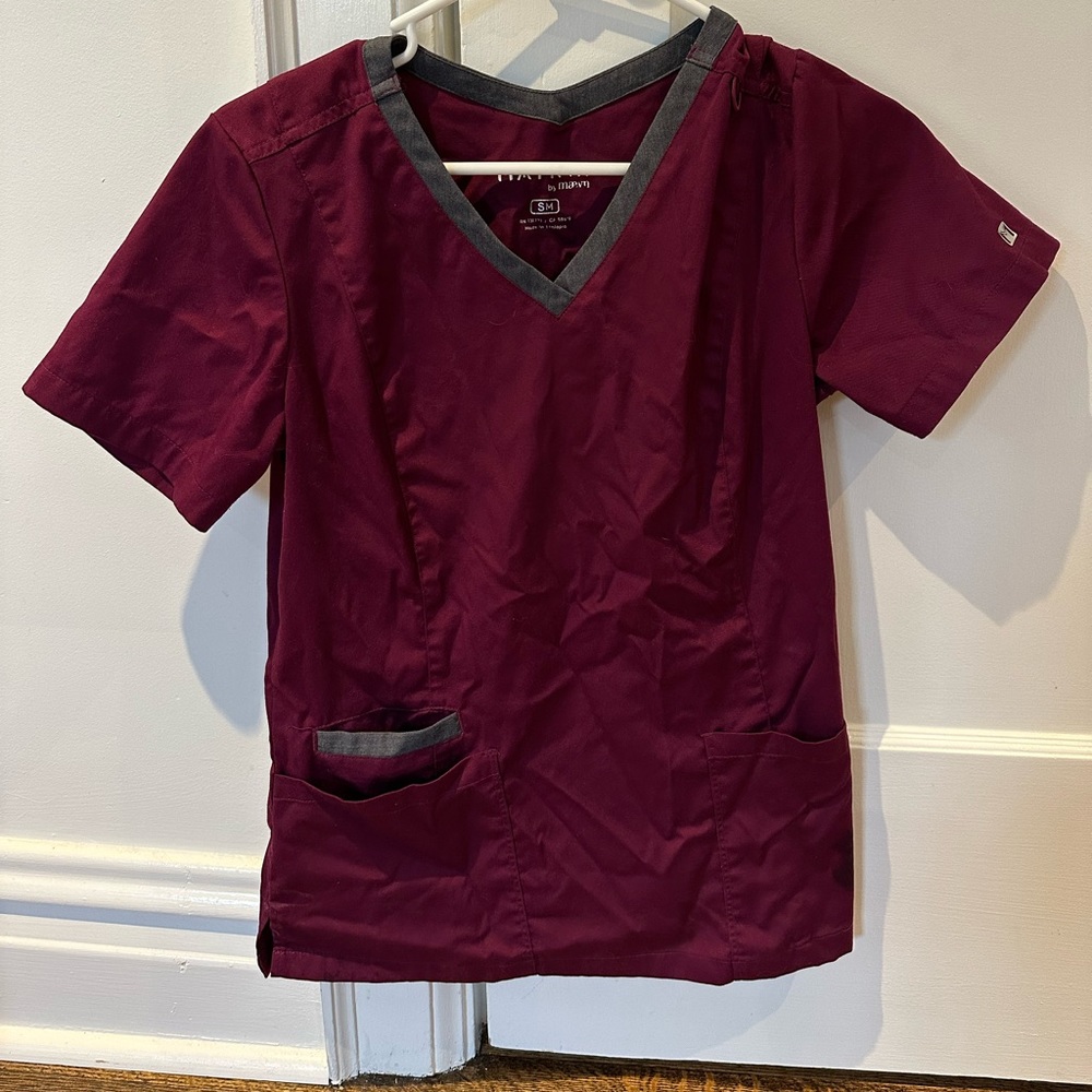 Purple Scrubs Set - Picture 3 of 4